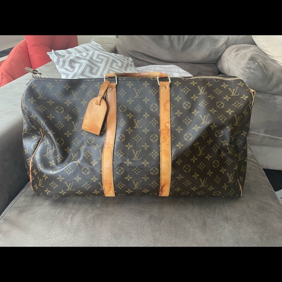 Louis Vuitton Monogram Keepall Bandouliere 55 - Picture 2 of 15